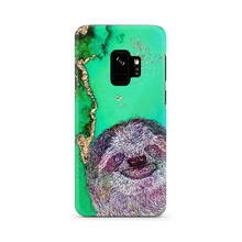 Load image into Gallery viewer, Phone Case Bright Sloth Green