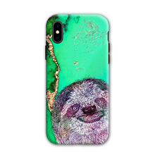 Load image into Gallery viewer, Phone Case Bright Sloth Green