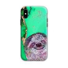 Load image into Gallery viewer, Phone Case Bright Sloth Green