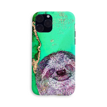 Load image into Gallery viewer, Phone Case Bright Sloth Green