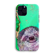 Load image into Gallery viewer, Phone Case Bright Sloth Green