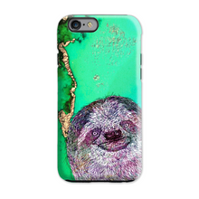 Load image into Gallery viewer, Phone Case Bright Sloth Green