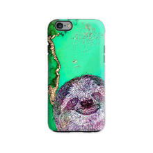 Load image into Gallery viewer, Phone Case Bright Sloth Green