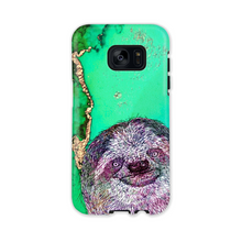 Load image into Gallery viewer, Phone Case Bright Sloth Green