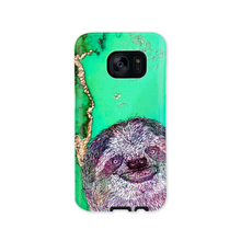 Load image into Gallery viewer, Phone Case Bright Sloth Green
