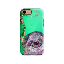Load image into Gallery viewer, Phone Case Bright Sloth Green