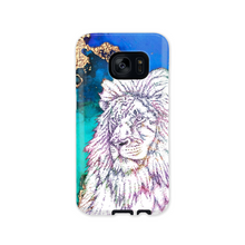 Load image into Gallery viewer, Phone Case Bright Lion Blue