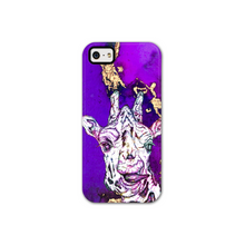 Load image into Gallery viewer, Phone Case Bright Giraffe Purple