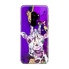 Load image into Gallery viewer, Phone Case Bright Giraffe Purple