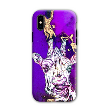 Load image into Gallery viewer, Phone Case Bright Giraffe Purple