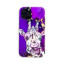 Load image into Gallery viewer, Phone Case Bright Giraffe Purple