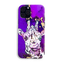 Load image into Gallery viewer, Phone Case Bright Giraffe Purple