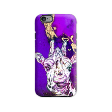 Load image into Gallery viewer, Phone Case Bright Giraffe Purple