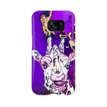 Load image into Gallery viewer, Phone Case Bright Giraffe Purple
