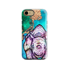 Load image into Gallery viewer, Phone Case Bright Rhino Blue