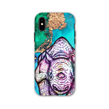 Load image into Gallery viewer, Phone Case Bright Rhino Blue