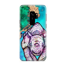 Load image into Gallery viewer, Phone Case Bright Rhino Blue