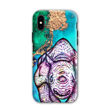 Load image into Gallery viewer, Phone Case Bright Rhino Blue