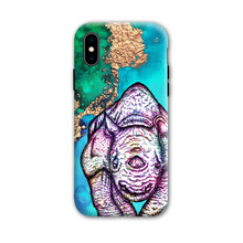 Load image into Gallery viewer, Phone Case Bright Rhino Blue