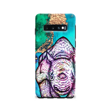 Load image into Gallery viewer, Phone Case Bright Rhino Blue