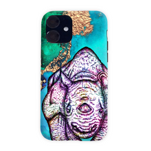 Load image into Gallery viewer, Phone Case Bright Rhino Blue