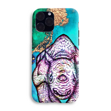 Load image into Gallery viewer, Phone Case Bright Rhino Blue