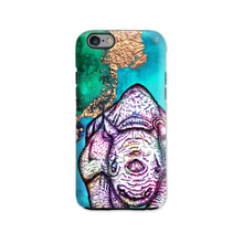 Load image into Gallery viewer, Phone Case Bright Rhino Blue