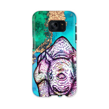 Load image into Gallery viewer, Phone Case Bright Rhino Blue