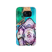 Load image into Gallery viewer, Phone Case Bright Rhino Blue
