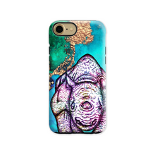 Load image into Gallery viewer, Phone Case Bright Rhino Blue