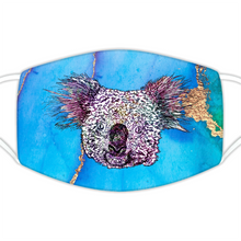 Load image into Gallery viewer, Face Mask Bright Koala Blue
