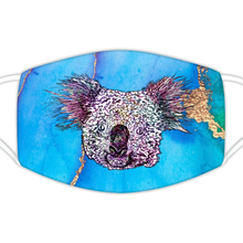Load image into Gallery viewer, Face Mask Bright Koala Blue