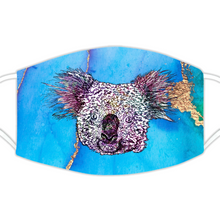 Load image into Gallery viewer, Face Mask Bright Koala Blue