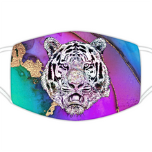 Load image into Gallery viewer, Face Mask Bright Tiger Pink