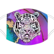 Load image into Gallery viewer, Face Mask Bright Tiger Pink