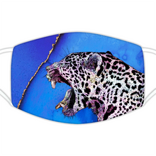 Load image into Gallery viewer, Face Mask Bright Jaguar Blue
