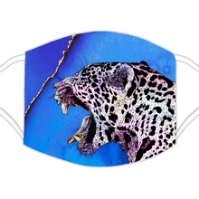 Load image into Gallery viewer, Face Mask Bright Jaguar Blue