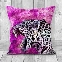 Load image into Gallery viewer, Cushion Galaxy Jaguar Pink

