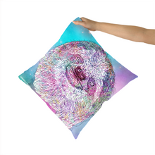Load image into Gallery viewer, Cushion Galaxy Sloth Pink
