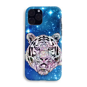 Phone Case Stars Tiger Blue