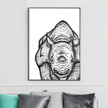 Load image into Gallery viewer, Poster Rhino
