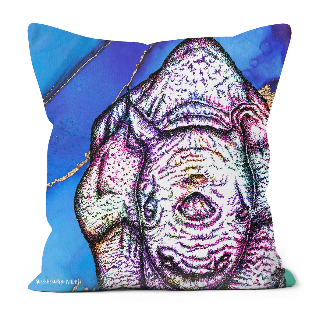 Cushion Rhino Blue