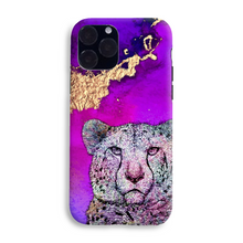 Load image into Gallery viewer, Phone Case Bright Cheetah Purple
