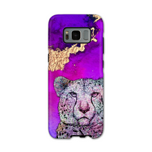 Load image into Gallery viewer, Phone Case Bright Cheetah Purple
