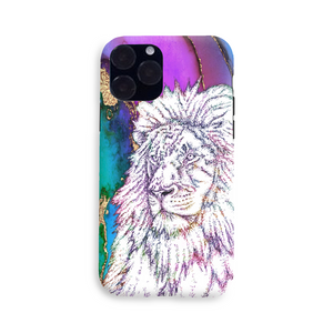 Phone Case Bright Lion Purple