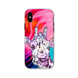 Phone Case Bright Giraffe Pink