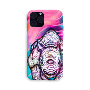 Phone Case Bright Rhino Pink