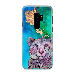 Phone Case Bright Cheetah Blue