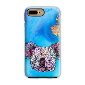 Phone Case Bright Koala Blue
