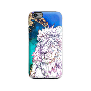 Phone Case Bright Lion Blue